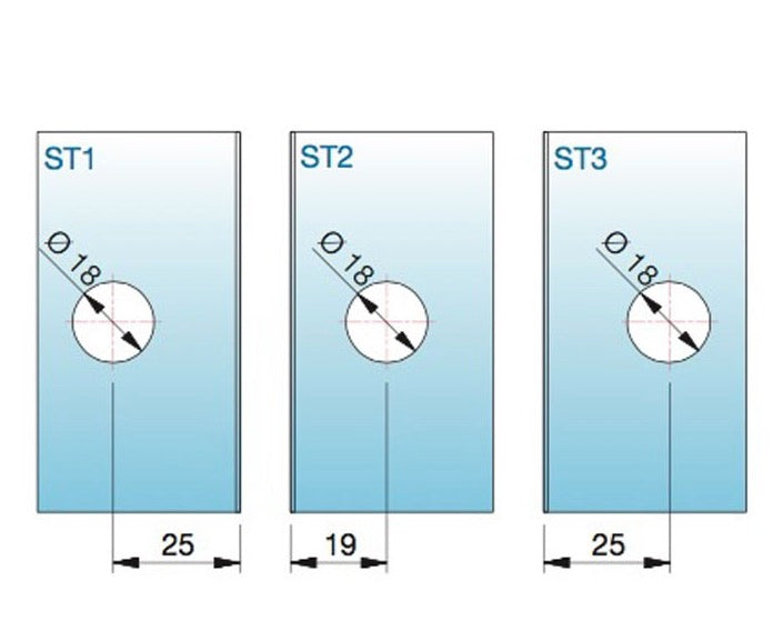 Flamea+ glasklem glas/glas 90° - 8197 - Sparing