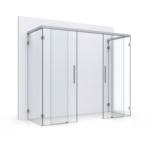 Everyspace U-Vorm Douche met stop - 8828 406