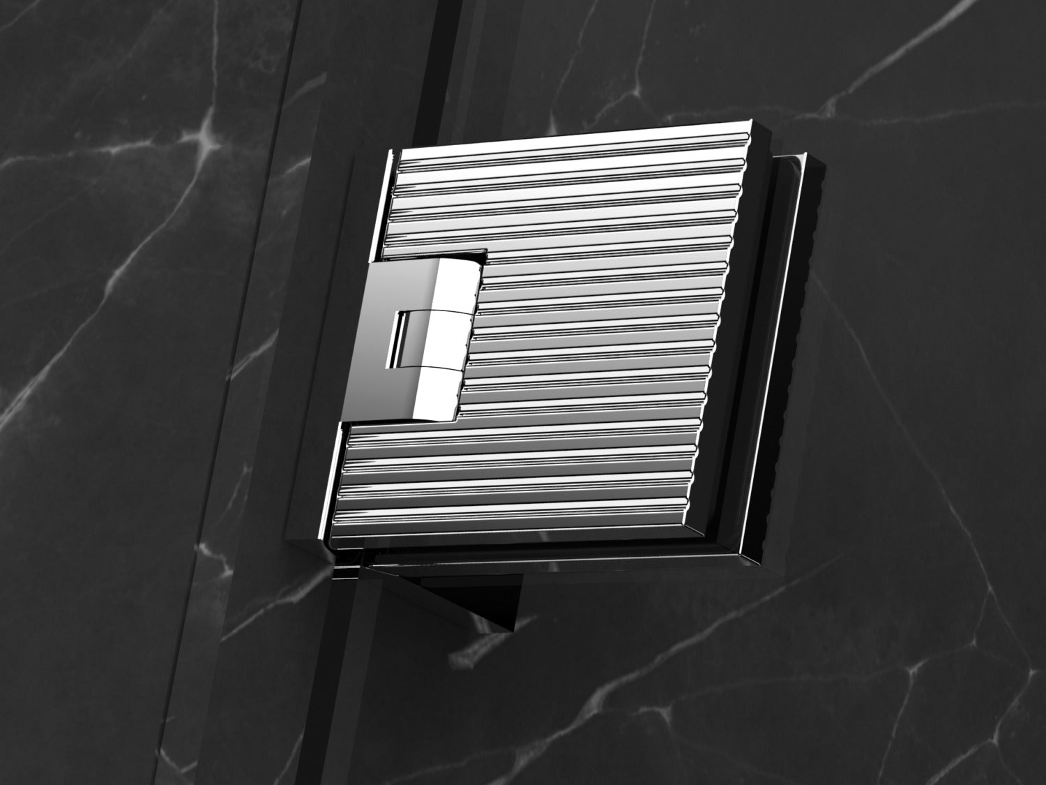 Flamea+ Linea douchescharnier wand/glas 90° - 8130M1 - Glans Chroom - Sfeer