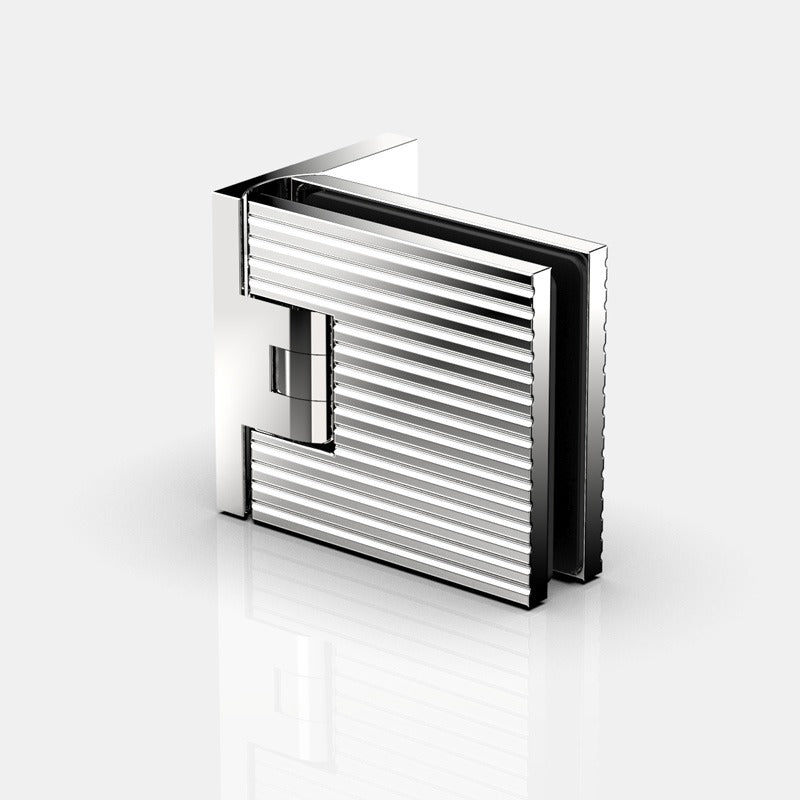 Flamea+ Linea douchescharnier wand/glas 90° - 8130M1 - Glans Chroom