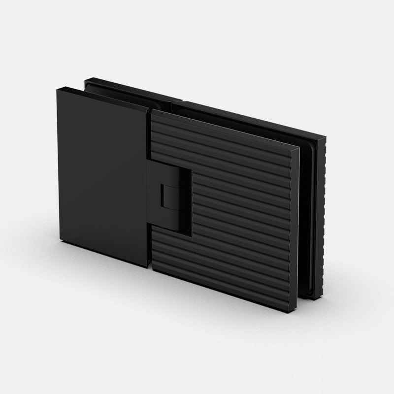 Flamea+ Linea douchescharnier glas/glas 180° - 8132M1 - Mat Diep Zwart