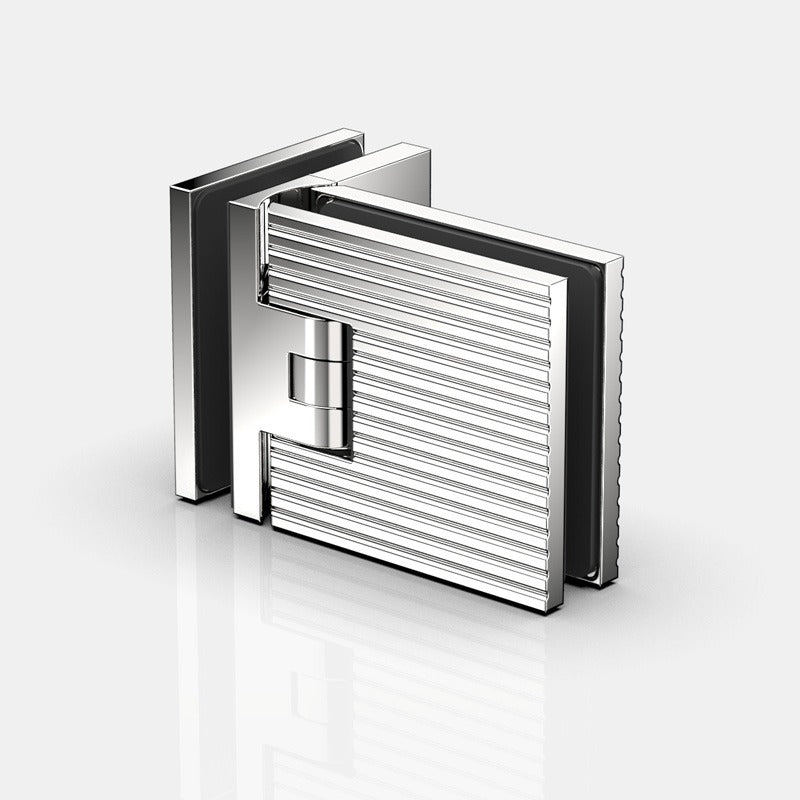 Flamea+ Linea douchescharnier glas/glas 90° - 8136M1 - Glans Chroom