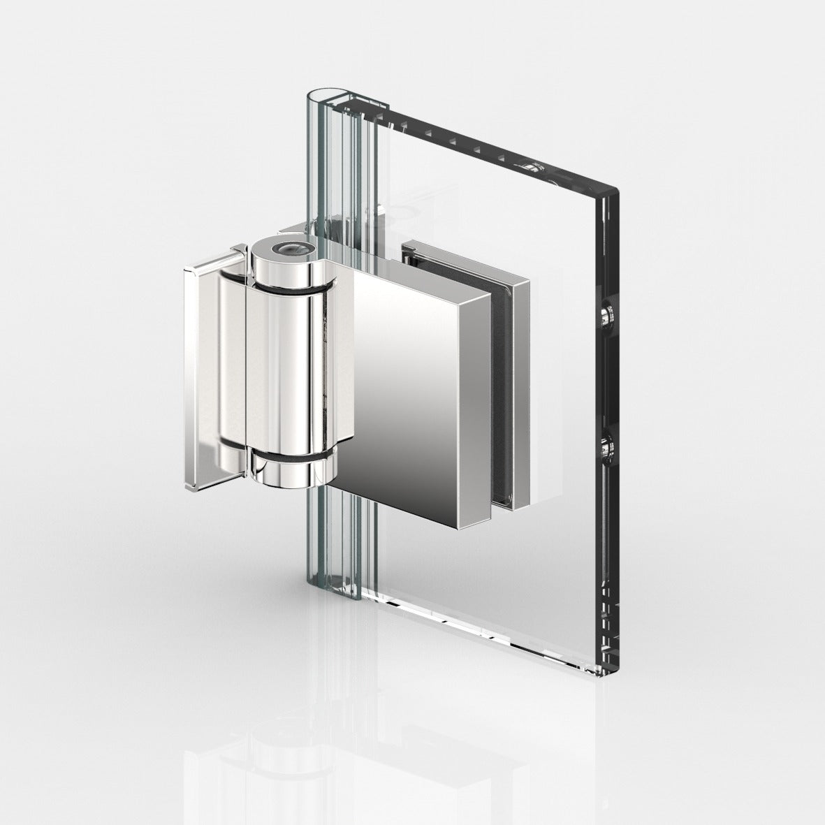 Flinter douchescharnier wand/glas 90° - 8154 - Glas