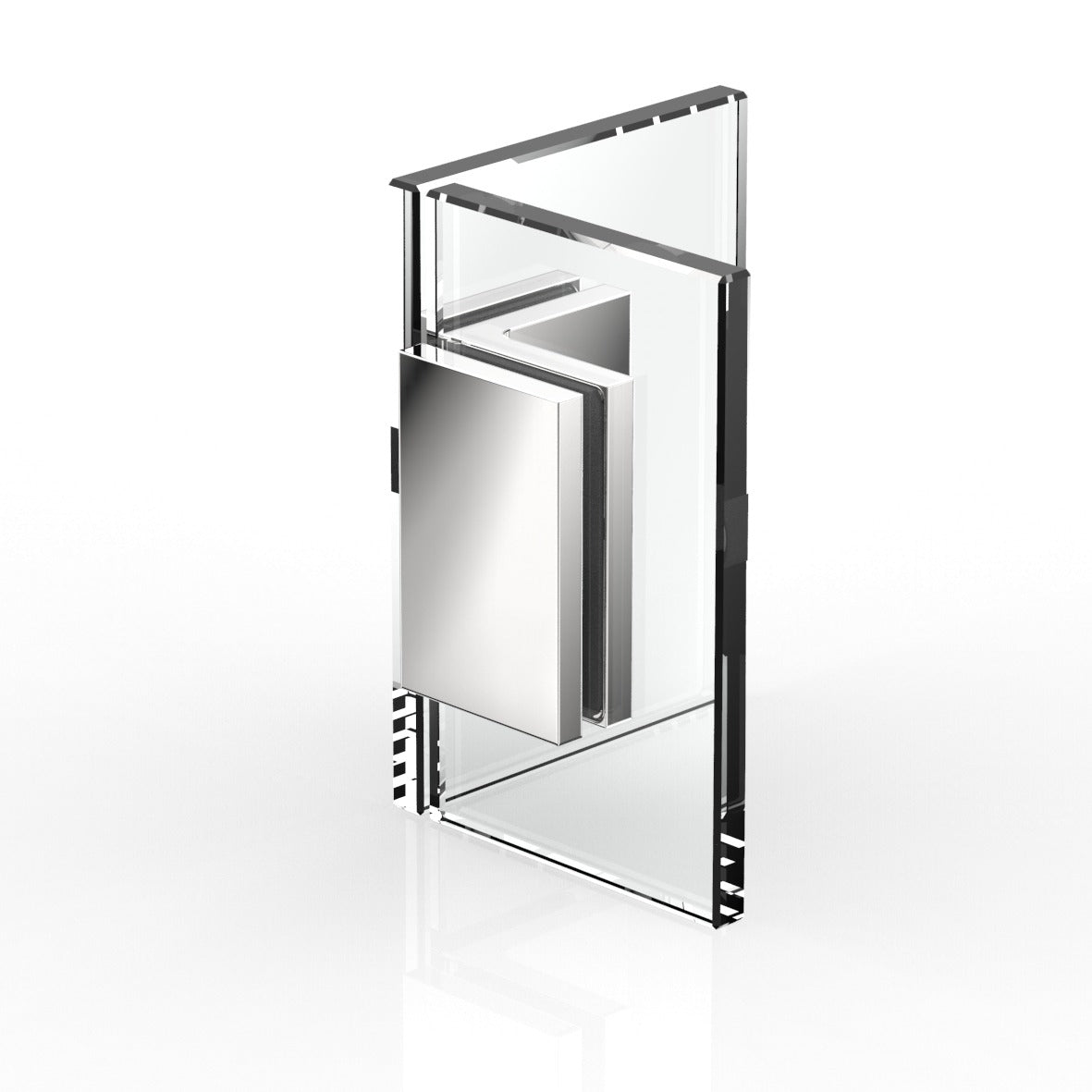 Flamea+ glasklem glas/glas 90° - 8196 - Glas