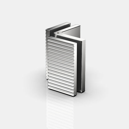 Flamea+ Linea glasklem glas/glas 80°-180° - 8198M1 - Glans Chroom