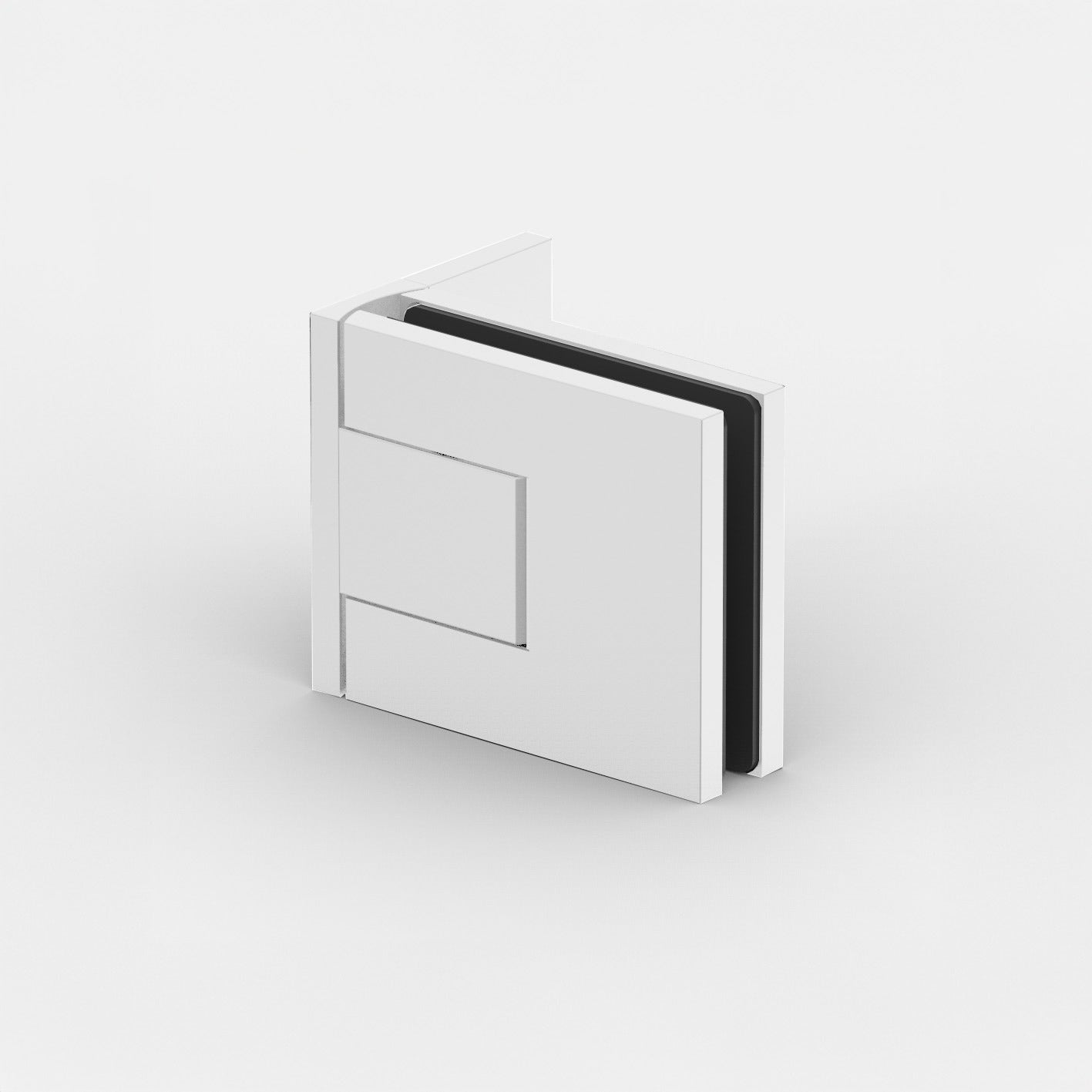 Pontere+ douchescharnier wand/glas 90° - 8314 - Mat Wit