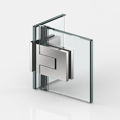 Flamea Pro Mini douchescharnier glas/glas 90° - 8334 - Op glas