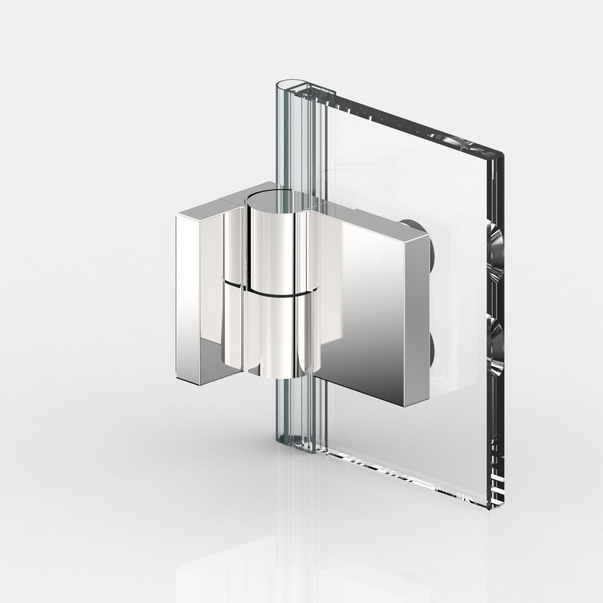 Nivello+ douchescharnier wand/glas 90° - 8360 - Links - Glas