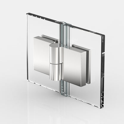 Nivello douchescharnier glas/glas 180° - 8363 - Glas