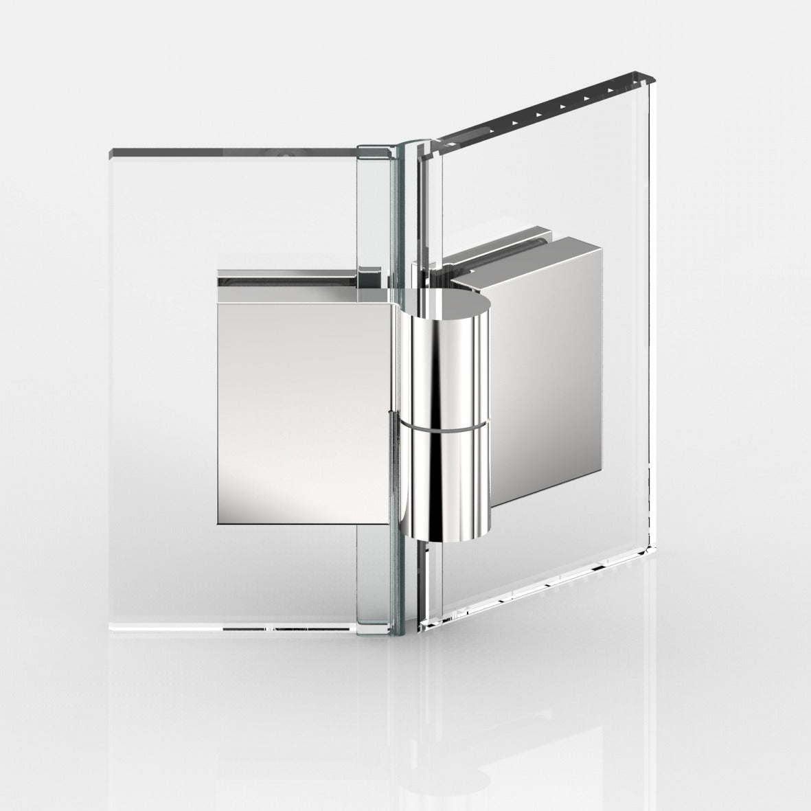 Nivello douchescharnier glas/glas 135° - 8365 - Rechts - Glas