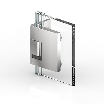 Pavone douchescharnier wand/glas 90° - 8390 - Links - Op glas