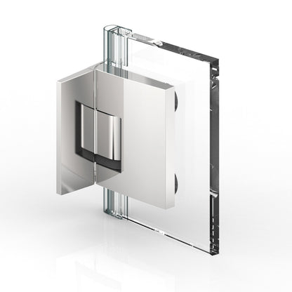 Pavone douchescharnier wand/glas 90° - 8391 - Links - Op glas