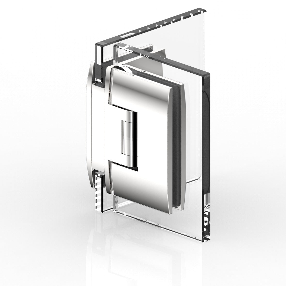 Pontere douchescharnier glas/glas 90° - 8410 - Glas