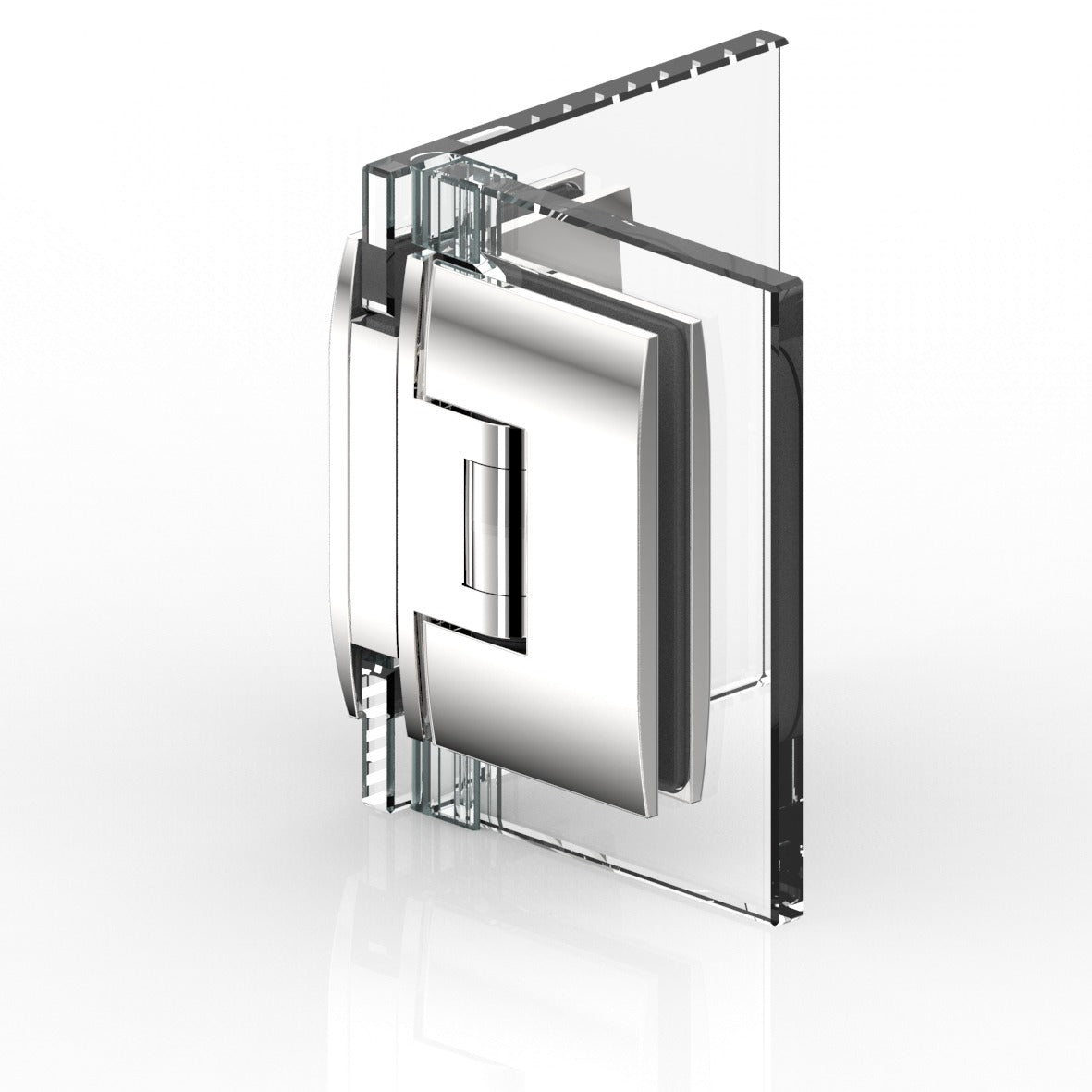 Pontere douchescharnier glas/glas 90° - 8410 - Glas