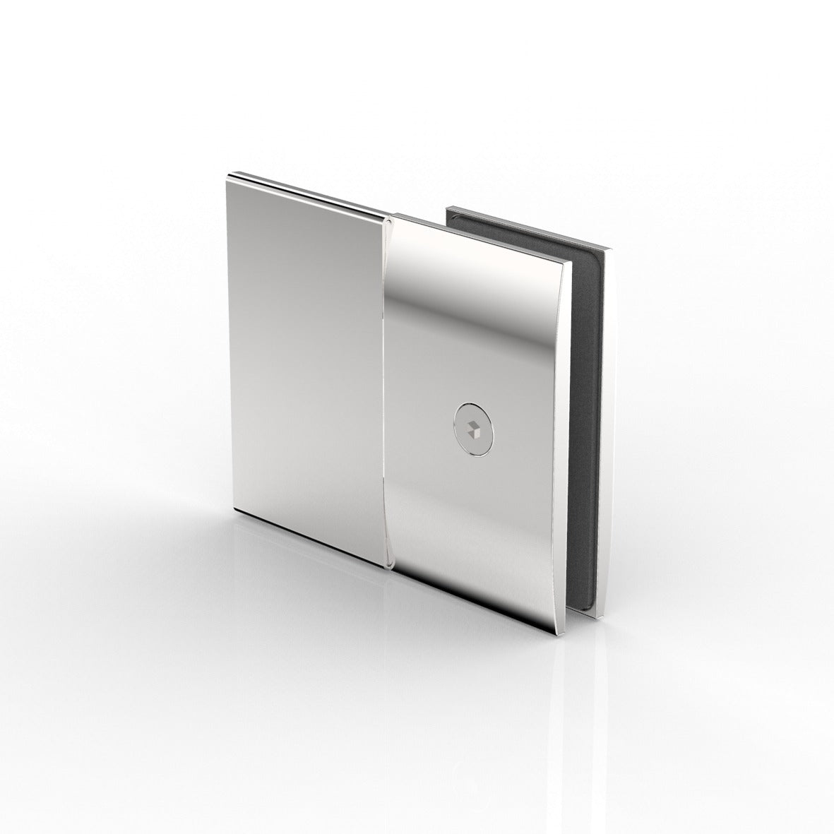 Pontere glasklem wand/glas 180° - 8428