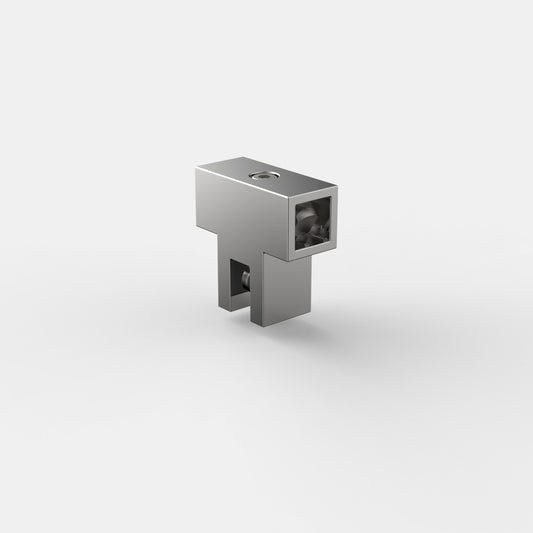 Glas T-Adapter Zijpaneel, Dubbelzijdig - 8794 TS