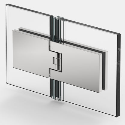 Fardello douchescharnier glas/glas 180° - 8901 - Glas