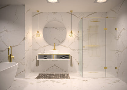 Flamea Pro Mini douchescharnier glas/glas 180° - 8332 - Sfeer