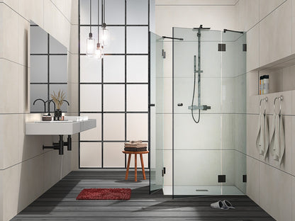 Farfalla douchescharnier glas/glas 180° - 8122 - Sfeer